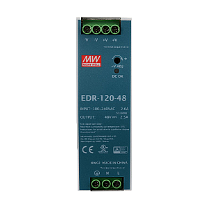 Sursa de alimentare in comutatie, 48V / 2.5A, sina DIN - MEAN WELL EDR-120-48