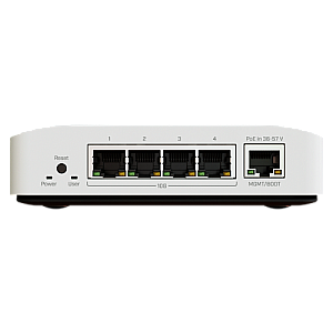 Router 4 porturi 10G, 1 port 1G, sina DIN - MikroTik CRS304-4XG-IN