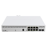 Switch, 8 x Gigabit PoE, 2 x SFP+ 10Gbps, Management - MikroTik CSS610-8P-2S+IN Switch, 8 x Gigabit PoE, 2 x SFP+ 10Gbps, Management - MikroTik CSS610-8P-2S+IN