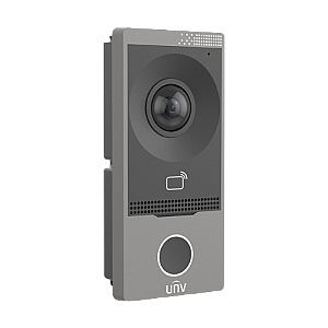Post exterior videointerfon TCP/IP, IR, Wi-Fi, IK08 - UNV OEU-201S-HMK-W