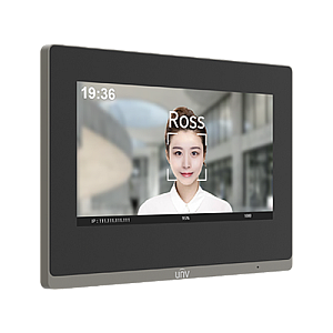 Monitor videointerfon TCP/IP, LCD TFT Touch Screeen 7 inch, PoE, WiFi - UNV OEI-372S-H-W