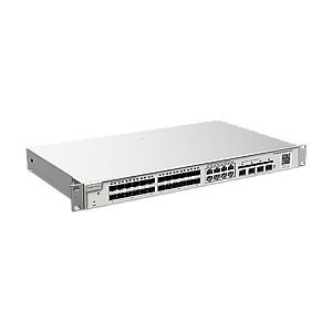Switch 24 porturi SFP, 4 porturi SFP+, 8 porturi RJ45 Gigabit, L2 Cloud Management - Ruijie RG-NBS3200-24SFP/8GT4XS Switch 24 porturi SFP, 4 porturi SFP+, 8 porturi RJ45 Gigabit, L2 Cloud Management - Ruijie RG-NBS3200-24SFP/8GT4XS