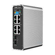 Switch industrial 7 x RJ45 1G PoE+, 1 x RJ45 1G PoE++, 2 x SFP, L2 Cloud Management - Ruijie RG-NIS2100-8GT2SFP-HP Switch industrial 7 x RJ45 1G PoE+, 1 x RJ45 1G PoE++, 2 x SFP, L2 Cloud Management - Ruijie RG-NIS2100-8GT2SFP-HP