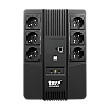 UPS TSY Power, 600VA/360W, LED,  line interactive, 6 x Schuko TSY-D-0K6-LED – TSY Power TSY-D-0K6-LED
