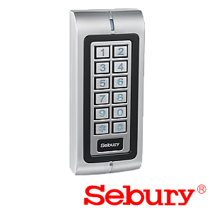 Cititor/Controler stand-alone cu tastatura si cititor card, antivandal - SEBURY SEB-W1-B