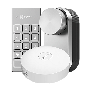 Kit incuietoare inteligenta cu hub pentru conexiune internet inclus si scenarii smart - EZVIZ CS-DL01/DL01CP/A3