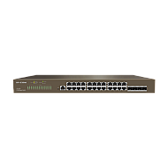 Switch 24 x RJ45 Gigabit, 4 x SFP Gigabit, L2 Cloud Management - IP-COM G3328F Switch 24 x RJ45 Gigabit, 4 x SFP Gigabit, L2 Cloud Management - IP-COM G3328F