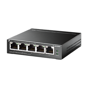 Switch 4 porturi PoE Gigabit, 1 port RJ45 Gigabit, Unmanaged - TP-Link TL-SG1005P Switch 4 porturi PoE Gigabit, 1 port RJ45 Gigabit, Unmanaged - TP-Link TL-SG1005P