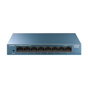 Switch LiteWave LS108G, 8 porturi RJ45 Gigabit, Unmanaged - TP-Link LS108G