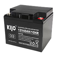 Acumulator Pb-acid AGM Deep Cycle, 12V, 40Ah, conector M6 - KIJO JM12-40