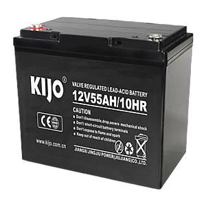 Acumulator Pb-acid AGM Deep Cycle, 12V, 55Ah, conector M6 - KIJO  JM12-55