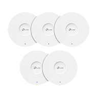 Set 5 x Access Point Wi-Fi 6, AX1800 Dual-Band, 4/5 dBi, 1 x RJ45 Gigabit, PoE - TP-Link Omada EAP613(5-pack) Set 5 x Access Point Wi-Fi 6, AX1800 Dual-Band, 4/5 dBi, 1 x RJ45 Gigabit, PoE - TP-Link Omada EAP613(5-pack)