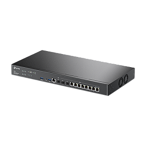 Router VPN, 2 x SFP+ 10G, 1 x SFP Gigabit, 8 x RJ45 Gigabit, 2 x USB, 1U - TP-Link Omada ER8411 Router VPN, 2 x SFP+ 10G, 1 x SFP Gigabit, 8 x RJ45 Gigabit, 2 x USB, 1U - TP-Link Omada ER8411