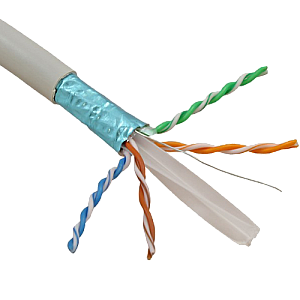 Cablu FTP, cat 6, CUPRU 100%, manta LSZH 305m - ELAN ELN-FTP-6-CU Cablu FTP, cat 6, CUPRU 100%, manta LSZH 305m - ELAN ELN-FTP-6-CU
