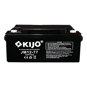 Acumulator Pb-acid AGM Deep Cycle, 12V, 77Ah, conector M8 - KIJO JM12-77