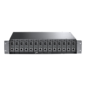 Suport rackabil pentru convertoare media TP-Link TL-FC1420, 14 sloturi - TP-Link FC1420