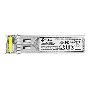 Modul SFP TP-Link TL-SM321A 1000Base-BX WDM Bi-Directional - TP-Link SM321A Modul SFP TP-Link TL-SM321A 1000Base-BX WDM Bi-Directional - TP-Link SM321A