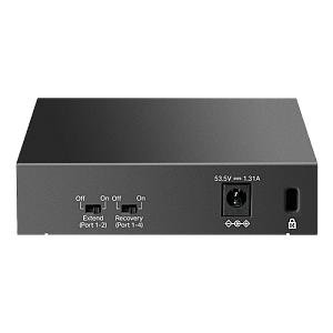 Switch LiteWave, 5 porturi RJ45 Gigabit, 4xPoE+, Unmanaged - TP-Link LS105GP Switch LiteWave, 5 porturi RJ45 Gigabit, 4xPoE+, Unmanaged - TP-Link LS105GP