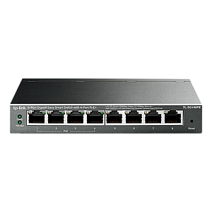 Switch Easy Smart, 4 porturi PoE RJ45 Gigabit, 4 porturi RJ45 Gigabit, Managed - TP-Link TL-SG108PE