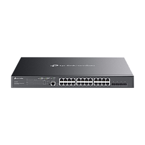 Switch 24 porturi PoE RJ45 Gigabit, 4 x SFP Gigabit, L2 Management, 1U - TP-Link Omada SG3428MP