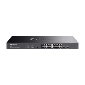 Switch 16 porturi RJ45 Gigabit, 2 x SFP Gigabit, L2 Management, 1U - TP-Link Omada SG2218