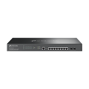 Switch 8 porturi PoE RJ45 2.5G, 2 x SFP+ 10G, L2 Management, 1U - TP-Link Omada SG3210XHP-M2
