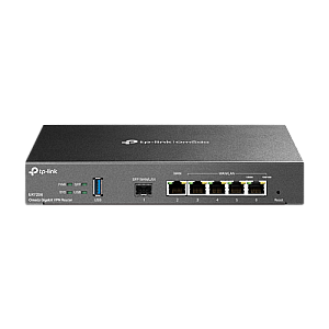 Router VPN, 1 x SFP Gigabit, 5 x RJ45 Gigabit, 1 x USB - TP-Link Omada ER7206