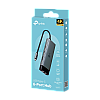 Hub USB-C 6-in-1, 1 x USB-C PD 100W, 1 x USB-C, 2 x USB-A, 1 x HDMI 4K@60Hz, 1 x RJ45 1G - TP-Link UH6120C – TP-LINK UH6120C