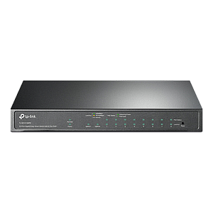 Switch 8 porturi PoE+ Gigabit, 1 x RJ45 Gigabit, 1 x Combo SFP/RJ45 Gigabit, Managed - TP-Link TL-SG1210MPE