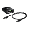 TRENDnet TEG-102S – Splitter RJ45 Gigabit 1 IN, 2 OUT, USB-C - TRENDnet TEG-102S Splitter RJ45 Gigabit 1 IN, 2 OUT, USB-C - TRENDnet TEG-102S – TRENDnet TEG-102S