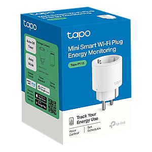 Priza inteligenta TP-LINK Tapo P115,(1 bucata) Wi-Fi, 3680W, 16A - TP-LINK TapoP115(1-pack)