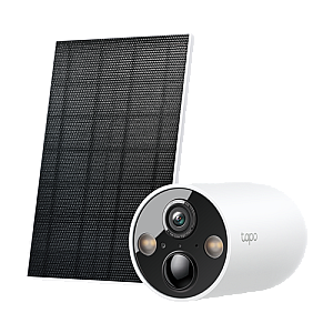Camera IP Smart Wi-Fi, 4MP, Panou Solar, Baterie reincarcabila, Audio bidirectional - TP-Link Tapo TapoC425KIT