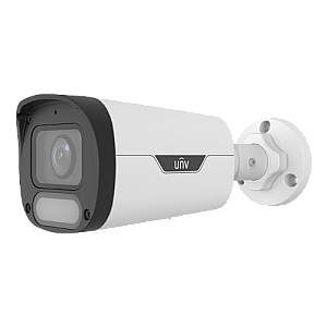 Camera IP Wise-ISP, ColorHunter, 8MP, lentila 2.8mm, WL 30M, Mic, PoE, color 24/7 - UNV IPC2318LE-ADF28KM-WP
