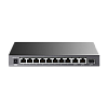 Switch 8 x RJ45 10/100 Mbps PoE, 2 x RJ45 1G, 1 x SFP 1G, Buget PoE 65W, Unmanaged - TP-Link TL-SL1311P – TP-LINK TL-SL1311P