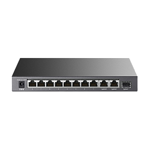 Switch 8 x RJ45 10/100 Mbps PoE, 2 x RJ45 1G, 1 x SFP 1G, Buget PoE 65W, Unmanaged - TP-Link TL-SL1311P Switch 8 x RJ45 10/100 Mbps PoE, 2 x RJ45 1G, 1 x SFP 1G, Buget PoE 65W, Unmanaged - TP-Link TL-SL1311P