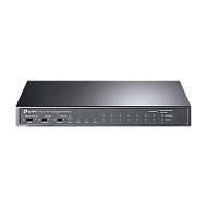 Switch 8 x RJ45 10/100 Mbps PoE, 2 x RJ45 1G, 1 x SFP 1G, Buget PoE 124W, Unmanaged - TP-Link TL-SL1311MP