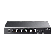 Switch 4 x RJ45 Gigabit PoE Out, 1 x RJ45 Gigabit PoE In, Unmanaged - TP-Link TL-SG1005P-PD
