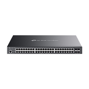 Switch 48 porturi PoE RJ45 Gigabit, 4 x SFP+ 10G, Buget PoE 500W, L2 Management, 1U - TP-Link Omada SG3452XP