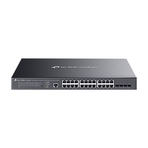 Switch 16 x RJ45 1G PoE+, 8 x RJ45 1G Hi-PoE, 4 x SFP+ 10G, L2 Management, 1U - TP-Link Omada SG3428XMPP