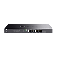 Switch 16 porturi RJ45 Gigabit PoE, 2 x SFP Gigabit, Buget PoE 150W, Management - TP-Link Omada SG2218P