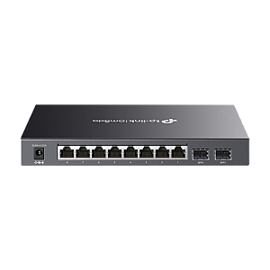 Switch 8 porturi RJ45 Gigabit PoE, 2 x SFP Gigabit, Buget PoE 61W, Management - TP-Link Omada SG2210P Switch 8 porturi RJ45 Gigabit PoE, 2 x SFP Gigabit, Buget PoE 61W, Management - TP-Link Omada SG2210P