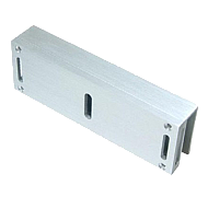 Suport U, instalare placa armatura H-01CC pe usa de sticla - ASSA ABLOY U1855