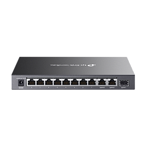 Switch 8 x RJ45 10/100 Mbps PoE, 2 x RJ45 1G, 1 x SFP 1G, Buget PoE 65W, Unanaged - TP-Link Omada DS111P Switch 8 x RJ45 10/100 Mbps PoE, 2 x RJ45 1G, 1 x SFP 1G, Buget PoE 65W, Unanaged - TP-Link Omada DS111P