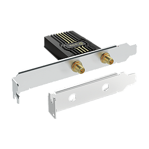 Adaptor PCI-E Bluetooth 5.4, Wi-Fi 7, BE6500 Tri-Band, 2 x Antene High-Performance - TP-Link ArcherTBE400E Adaptor PCI-E Bluetooth 5.4, Wi-Fi 7, BE6500 Tri-Band, 2 x Antene High-Performance - TP-Link ArcherTBE400E