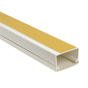 Canal cablu 40x25 mm cu adeziv, 2m - DLX PVCA-406-25
