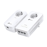 Kit Powerline AV1300, Passthrough, Wi-Fi 5, AC1200 Dual-Band, 3+1 x RJ45 Gigabit - TP-Link TL-WPA8631PKIT Kit Powerline AV1300, Passthrough, Wi-Fi 5, AC1200 Dual-Band, 3+1 x RJ45 Gigabit - TP-Link TL-WPA8631PKIT