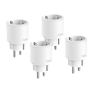 Pachet 4 prize smart, 16A, 3680W, Wi-Fi, control vocal, monitorizare consum - TP-Link Tapo TapoP115(4-pack)