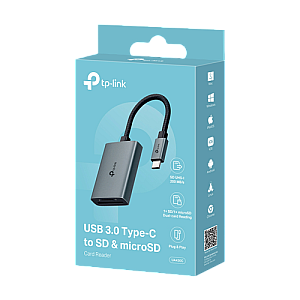 Cititor carduri UA430C, USB 3.0 Type-C la SD/microSD, UHS-I - TP-Link UA430C Cititor carduri UA430C, USB 3.0 Type-C la SD/microSD, UHS-I - TP-Link UA430C