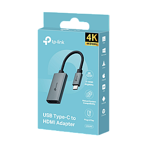 Adaptor USB Type-C la HDMI 4K - TP-Link UA520C Adaptor USB Type-C la HDMI 4K - TP-Link UA520C
