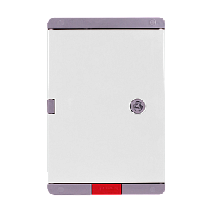 Cutie distributie IP67 din ABS gri, usa mata, placa metalica, 200x300x130 mm PD203013